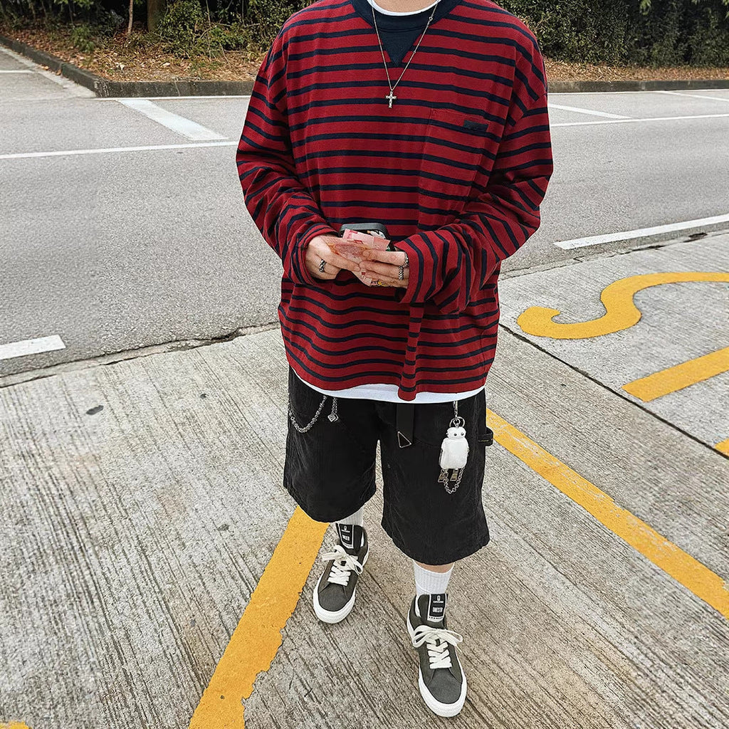 Prada Polo Strip Shirt