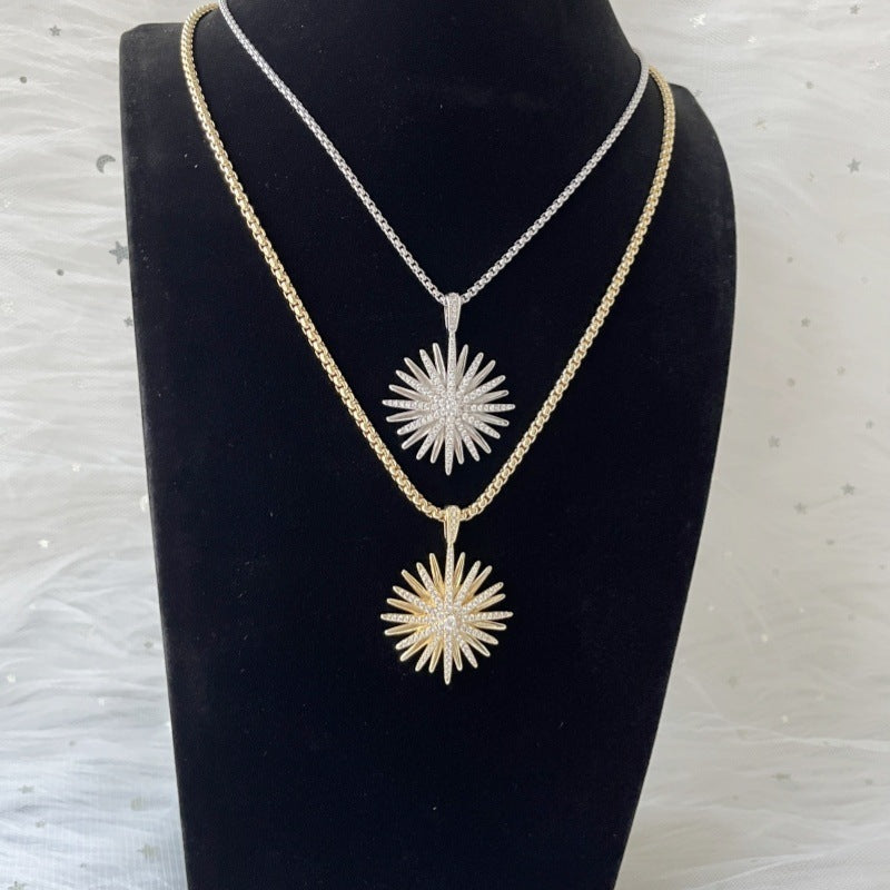 David Yurman Sunflower Diamond Necklace