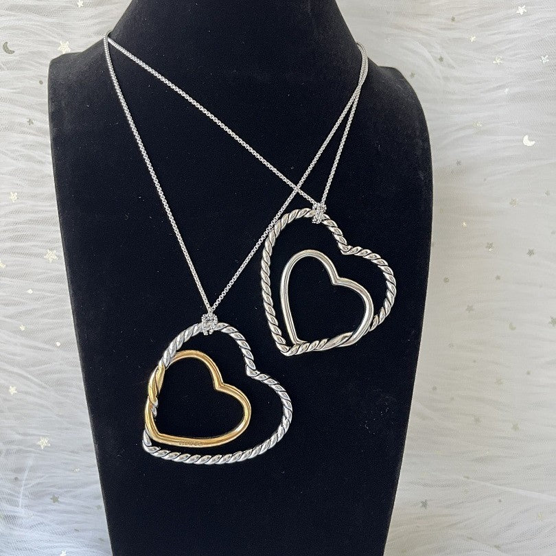 David Yurman Heart Shape Necklace