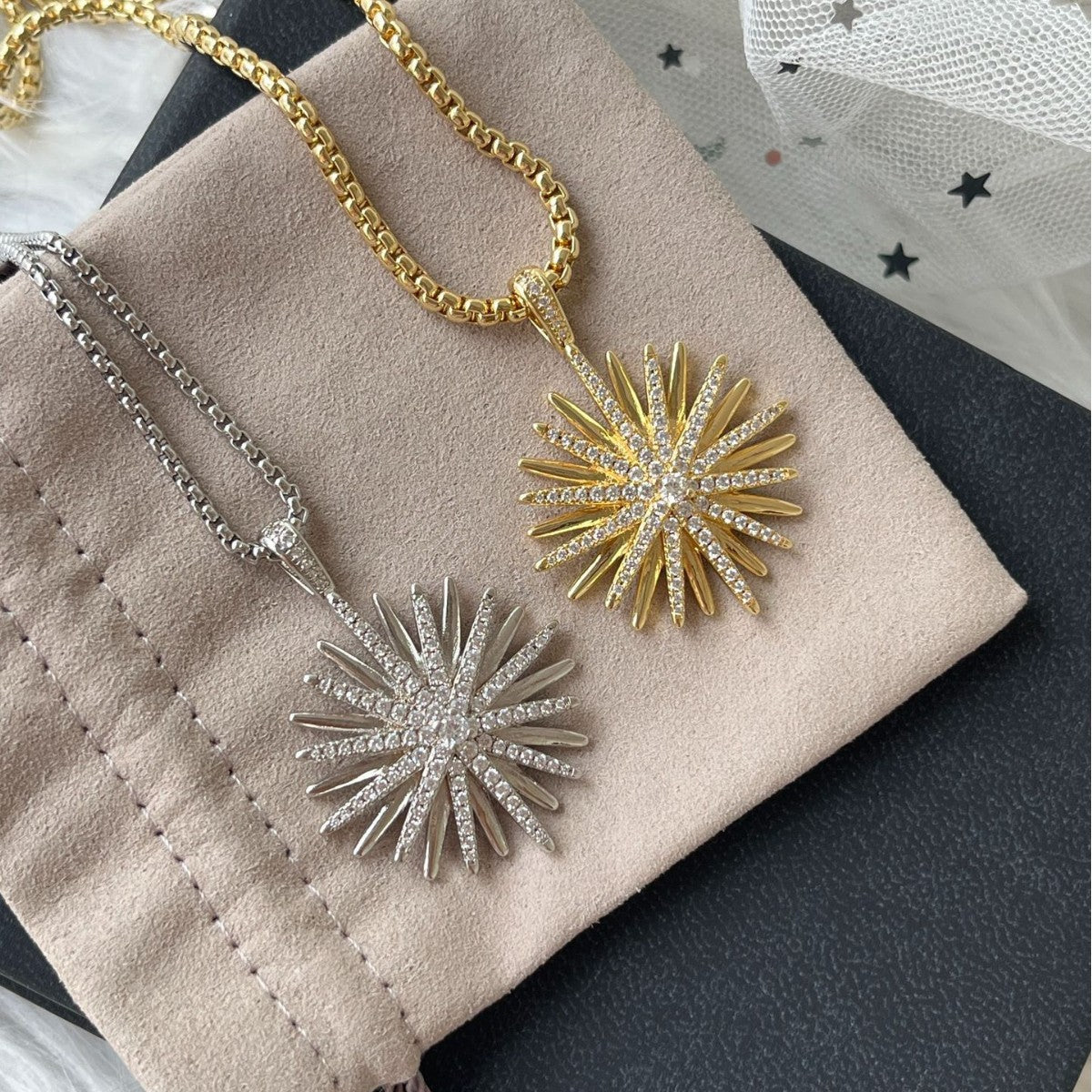 David Yurman Sunflower Diamond Necklace