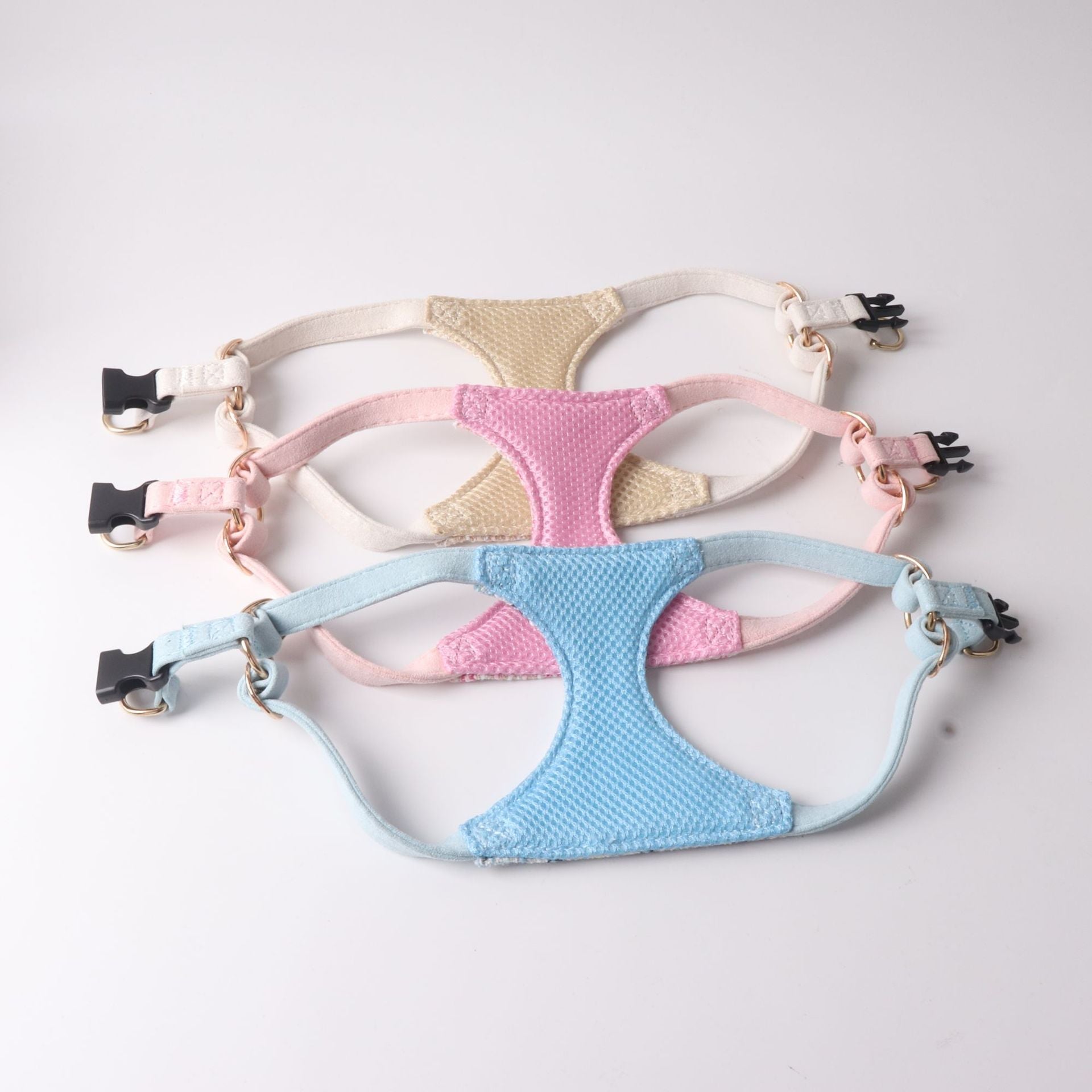 Chanel Pet Chest and Back Harness Leash Set