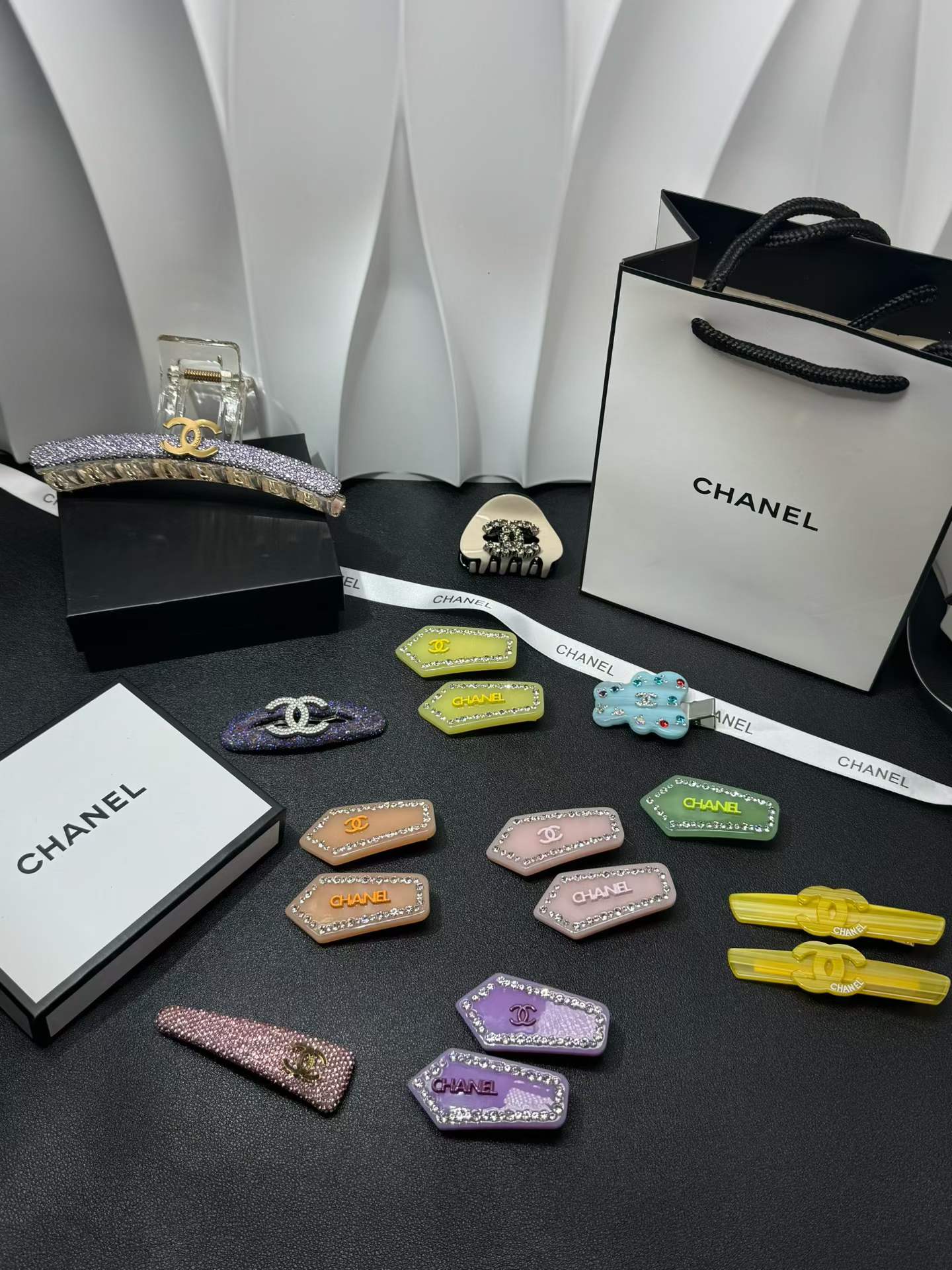 Chanel Hair Clip Set