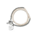 Tiffany Return to Tiffany Wrap Bracelet in Silver with Pearls and a Diamond (21cm)