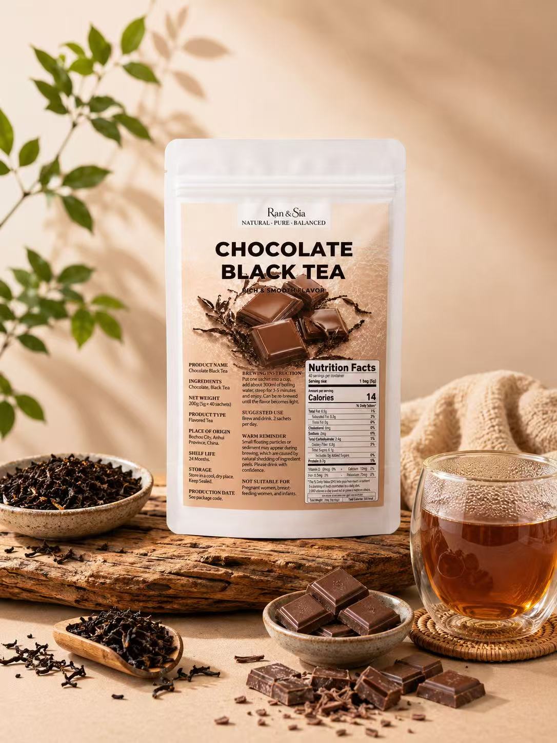 Tea Forte Chocolate Black Tea (Same Flavor)