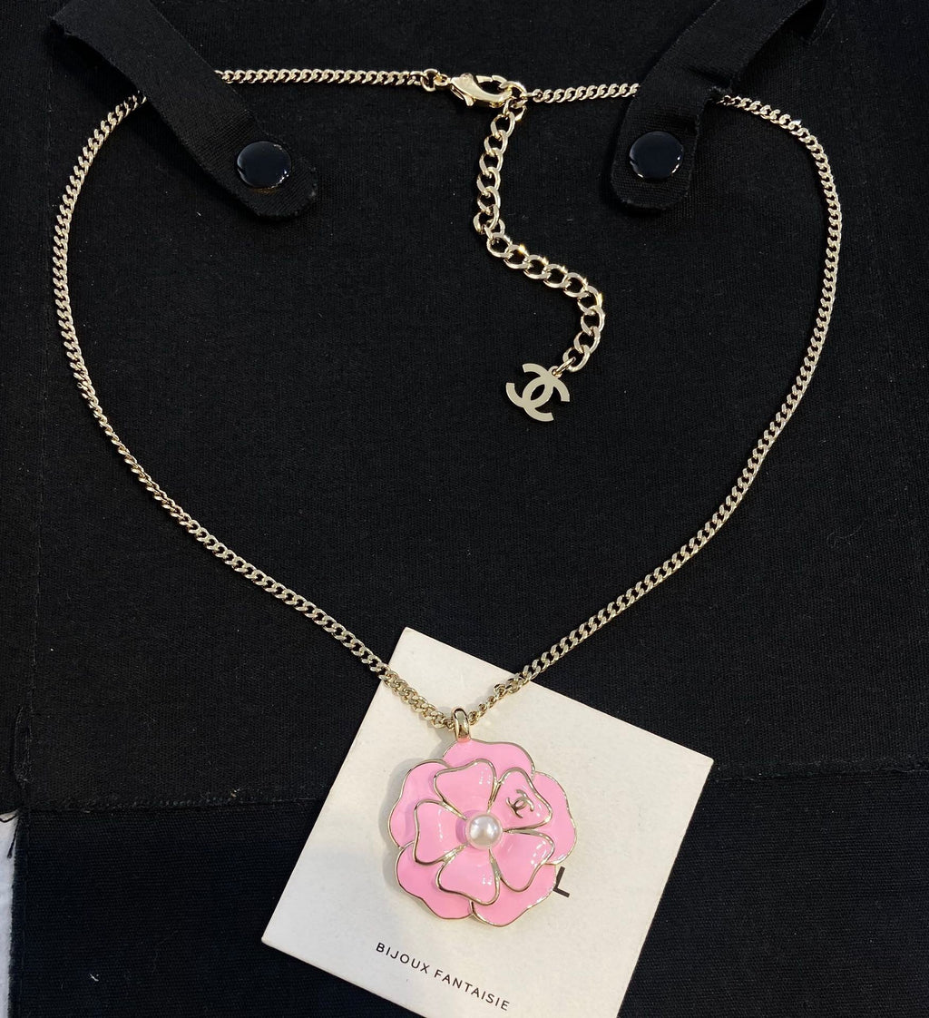 Chanel Pink Necklace Collections