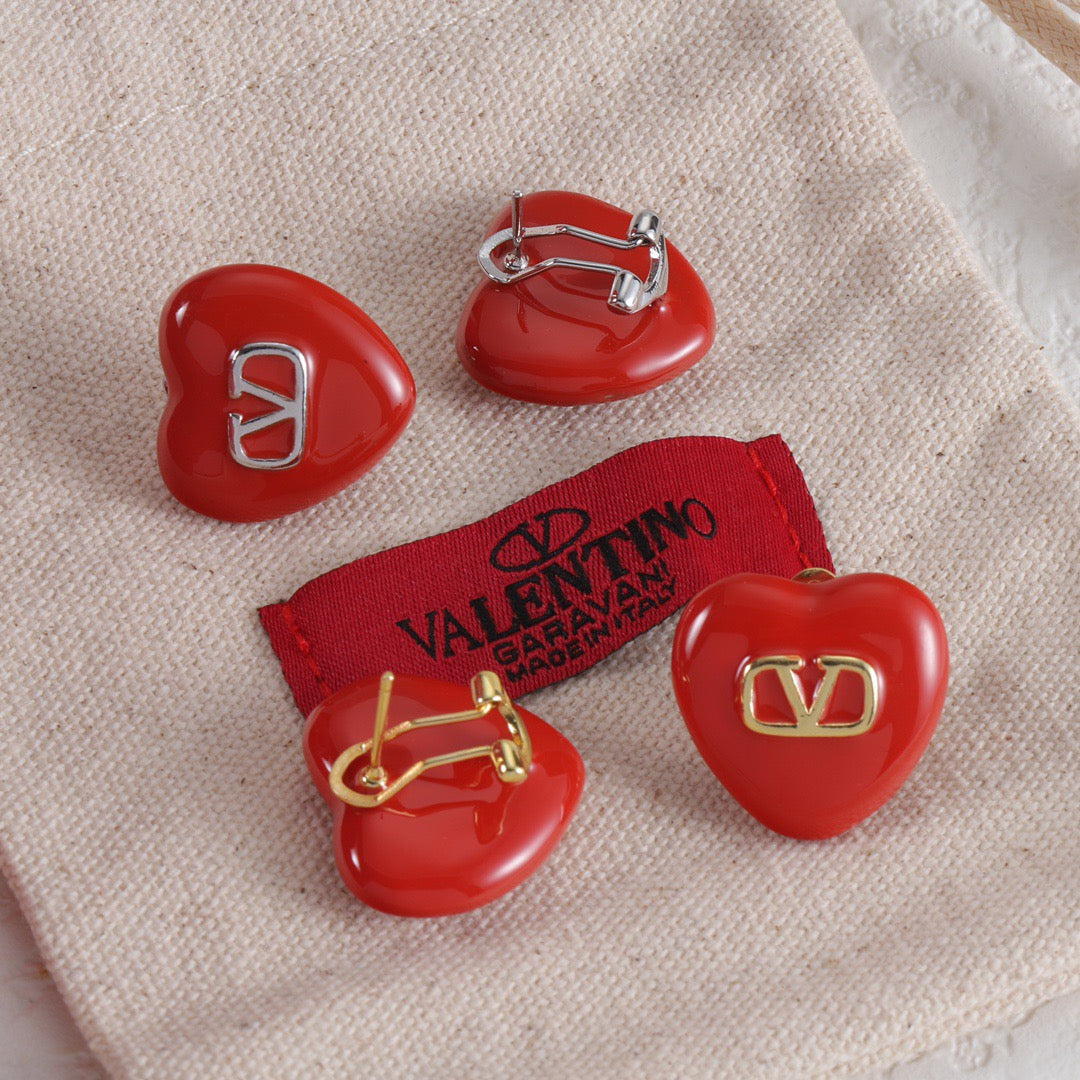 Valentino Heart Earrings