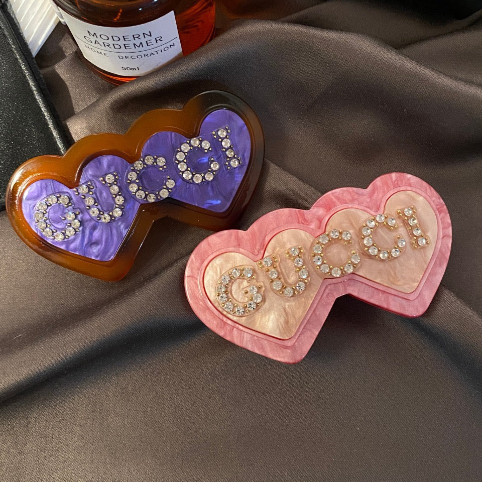 Gucci Colorful Hair Clip (2pcs Total)