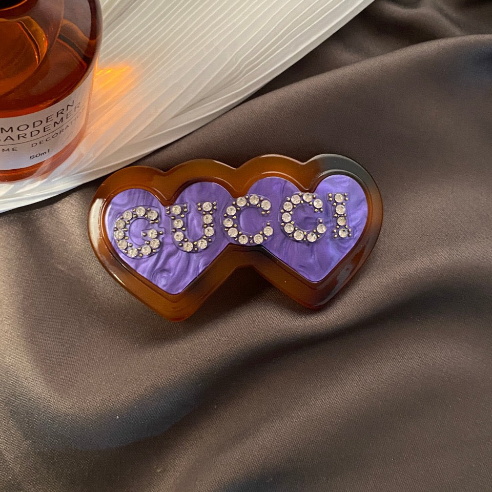Gucci Colorful Hair Clip (2pcs Total)