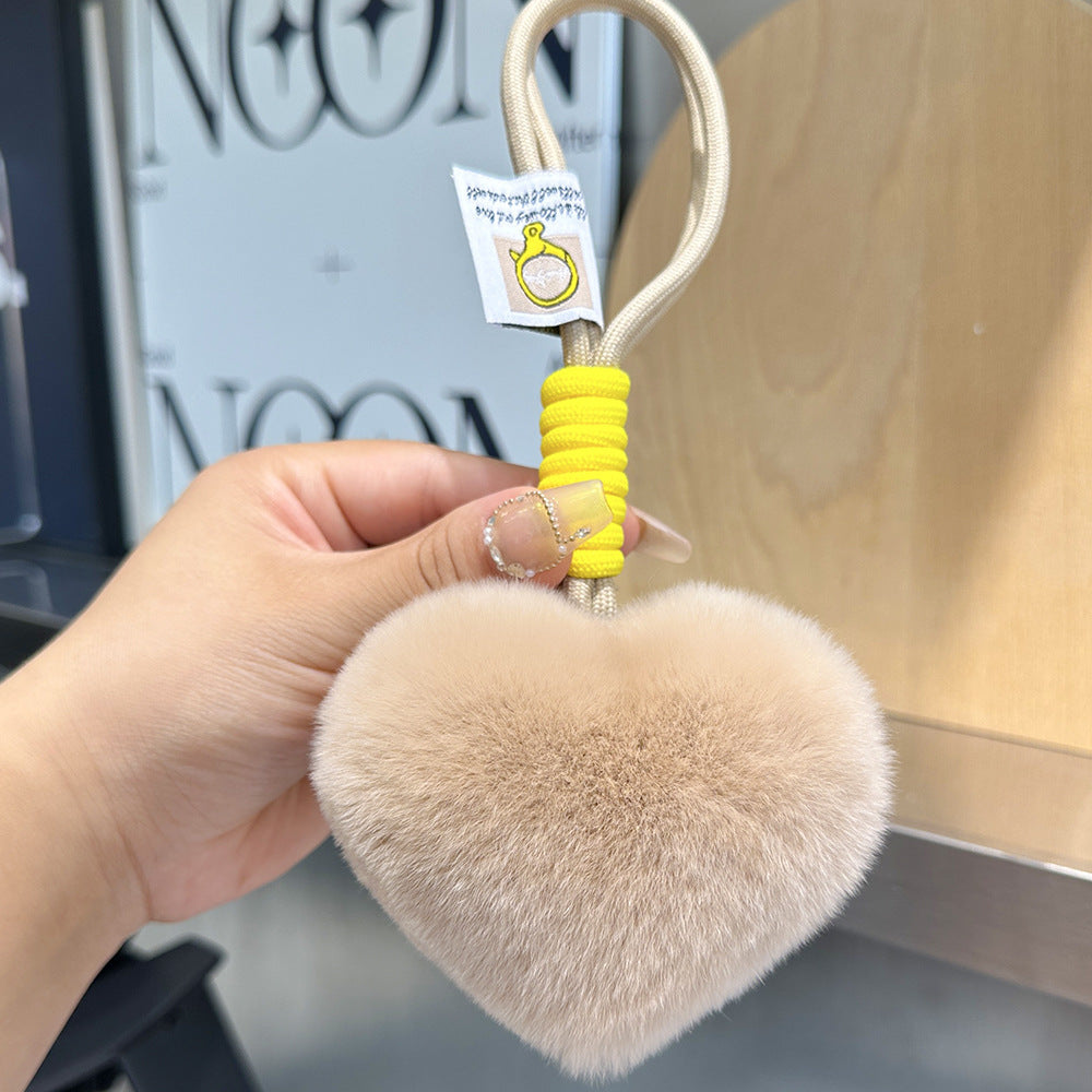 Puffy Heart Bag Charm