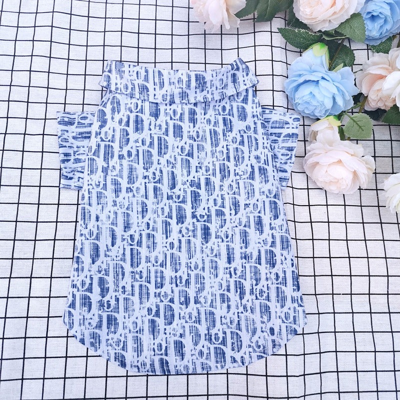 Dior Schnauzer Teddy Dog Cat Clothes