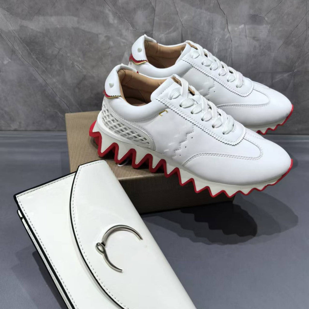 Christian Louboutin Loubishark Calfskin Sneakers