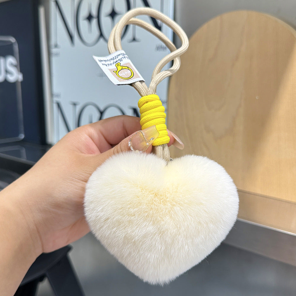 Puffy Heart Bag Charm