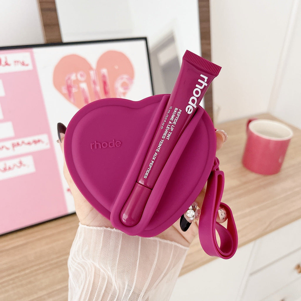 Rhode Heart Shape Case Bag with Lip Balm