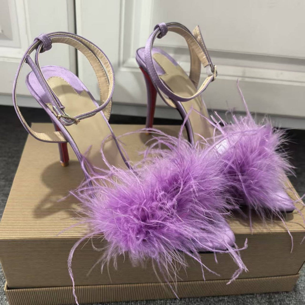 Christian Louboutin Feather Heels