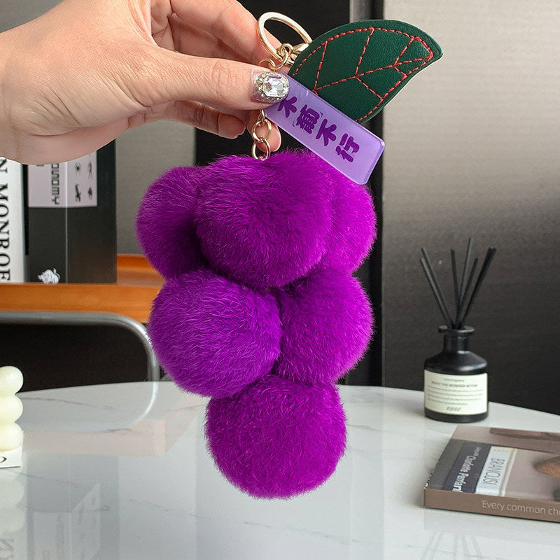 Puffy Grape Bag Charm (4pcs Together)