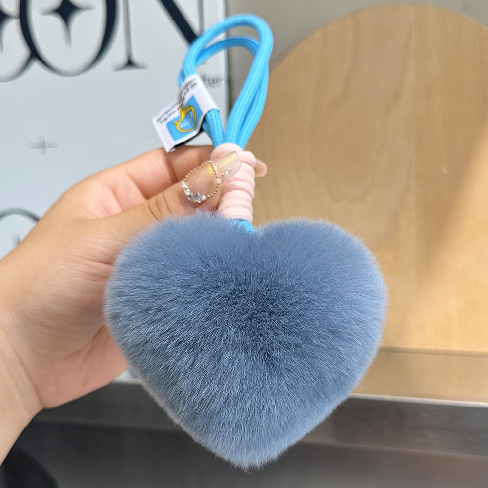 Puffy Heart Bag Charm