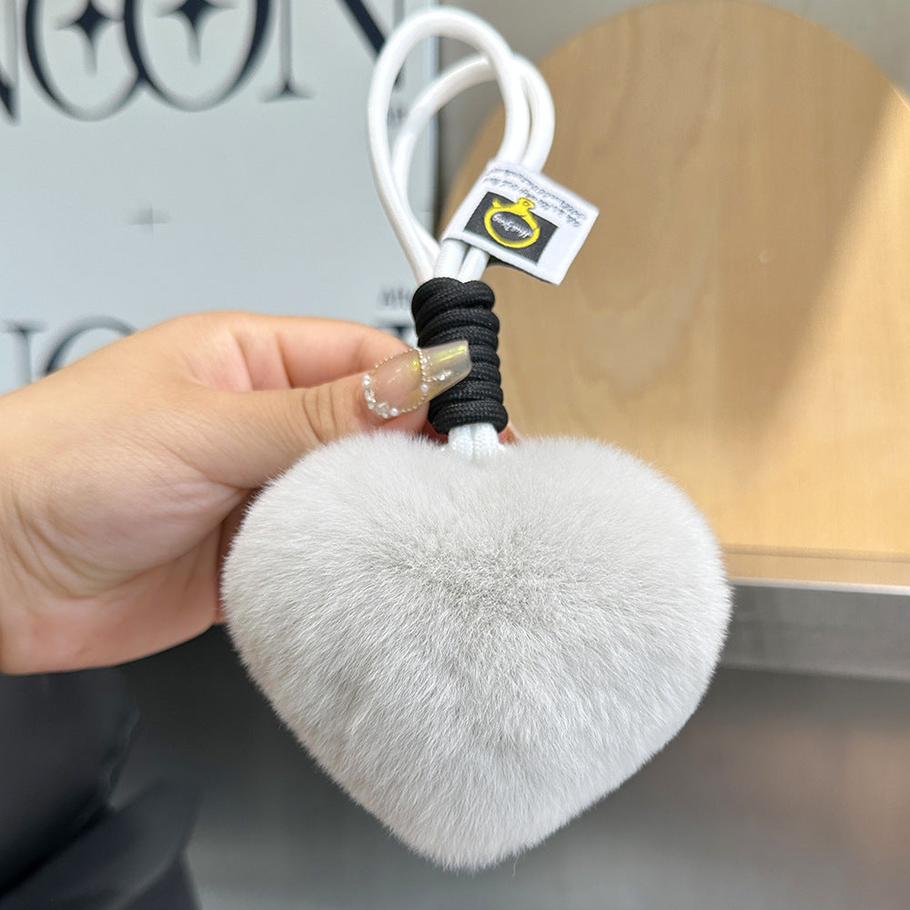 Puffy Heart Bag Charm
