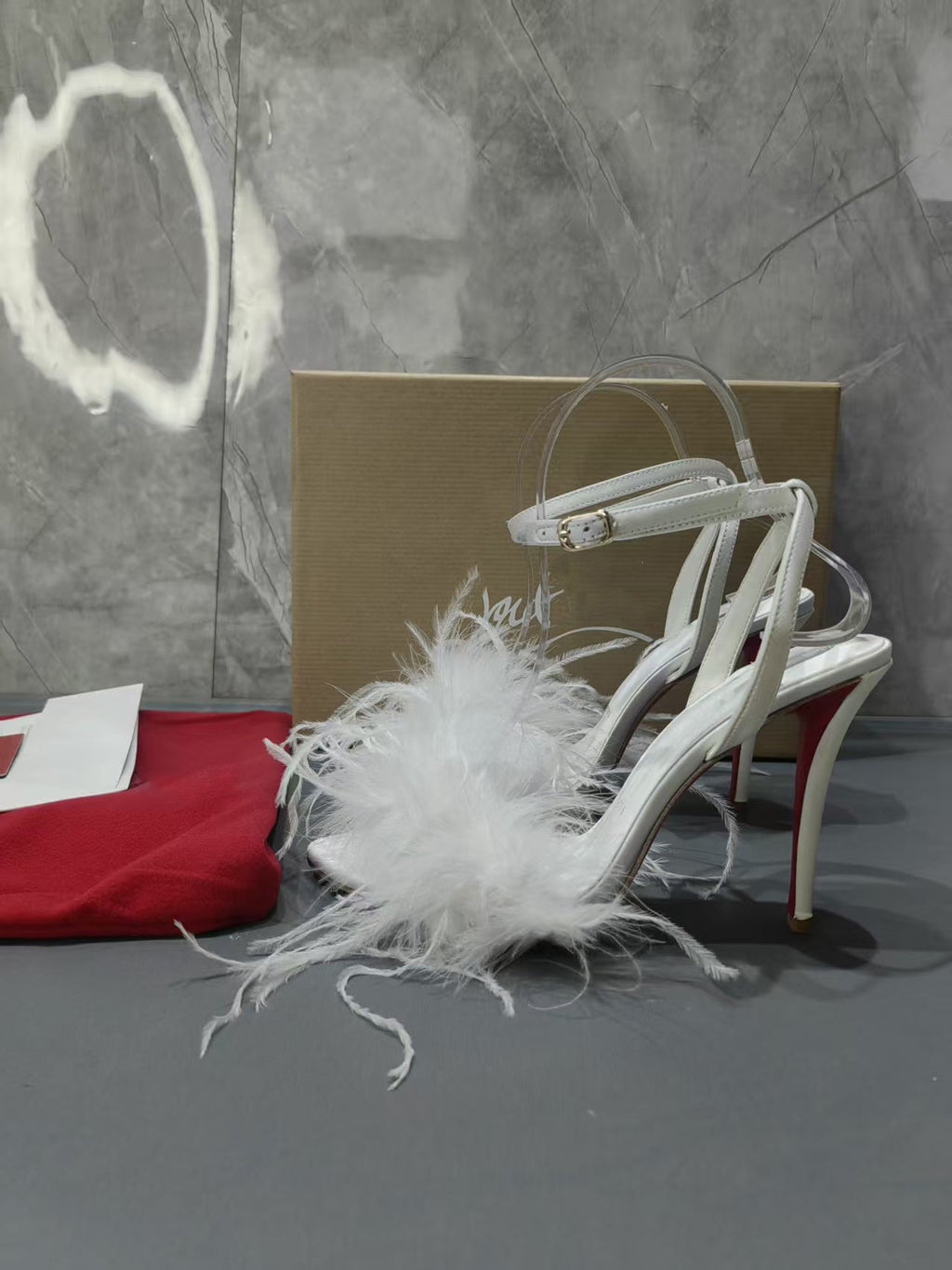 Christian Louboutin Feather Heels