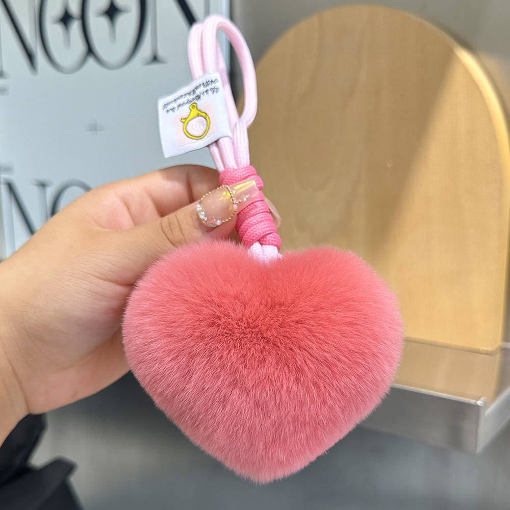 Puffy Heart Bag Charm