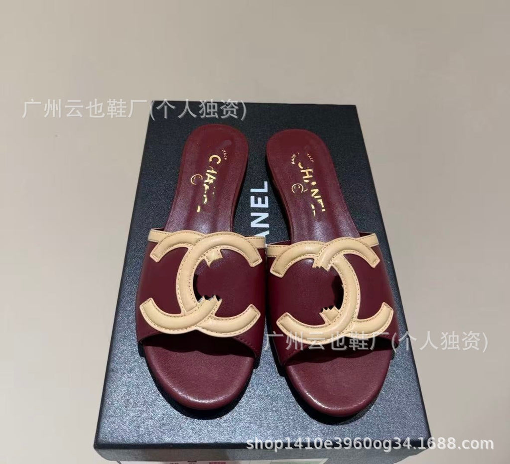 Chanel Leather Flat