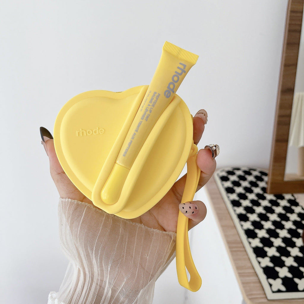 Rhode Heart Shape Case Bag with Lip Balm