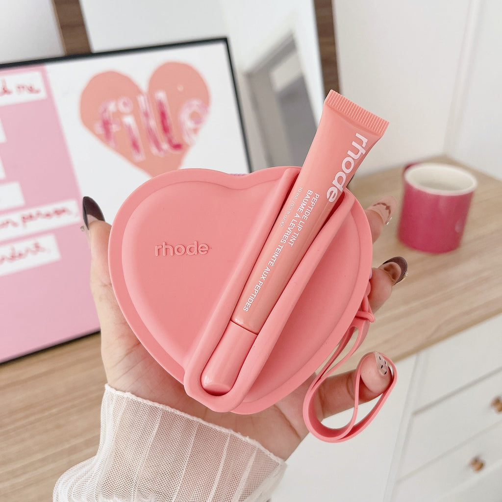 Rhode Heart Shape Case Bag with Lip Balm