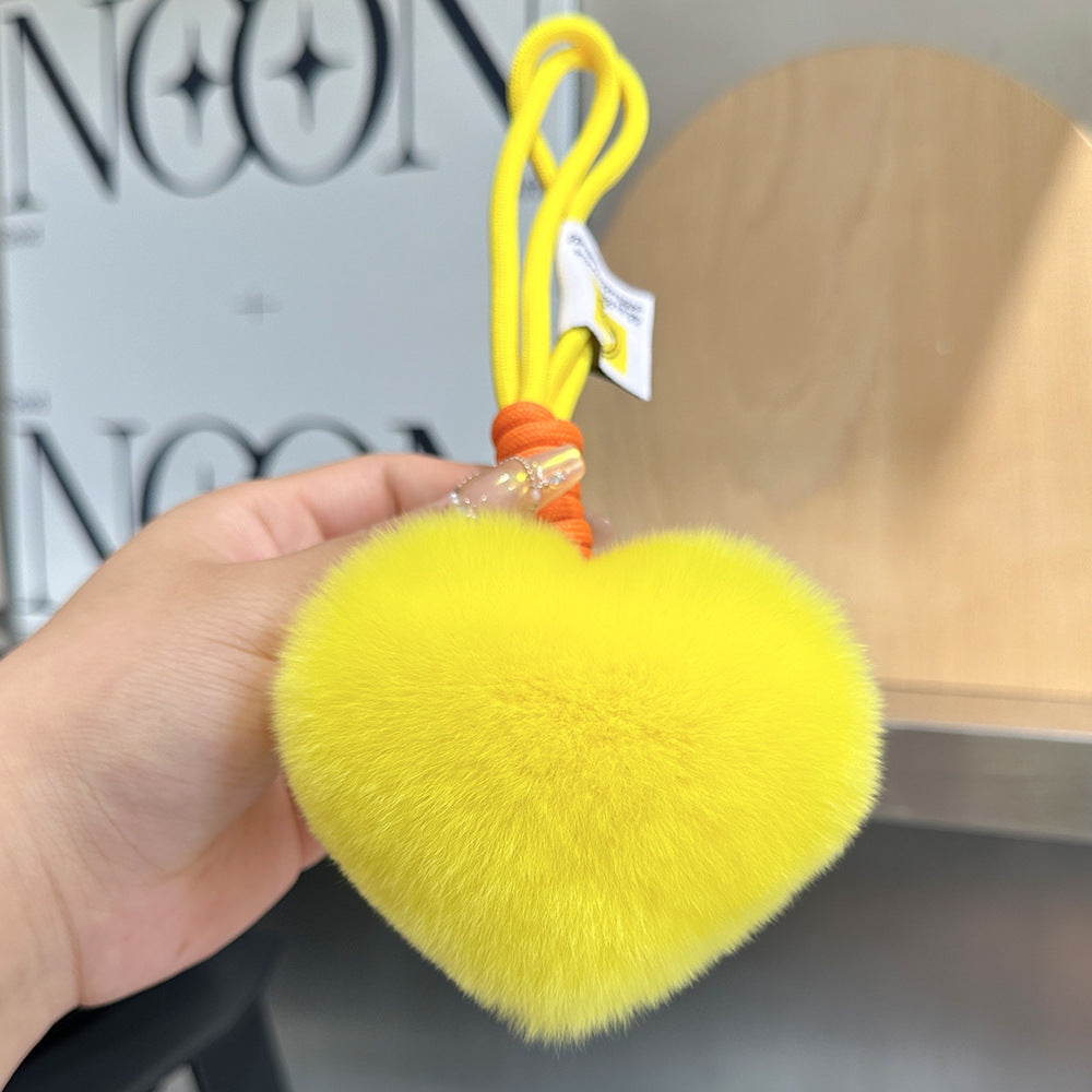 Puffy Heart Bag Charm