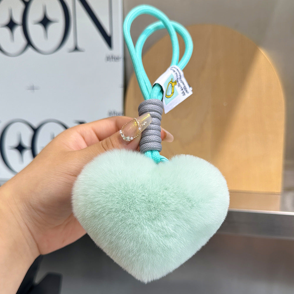 Puffy Heart Bag Charm