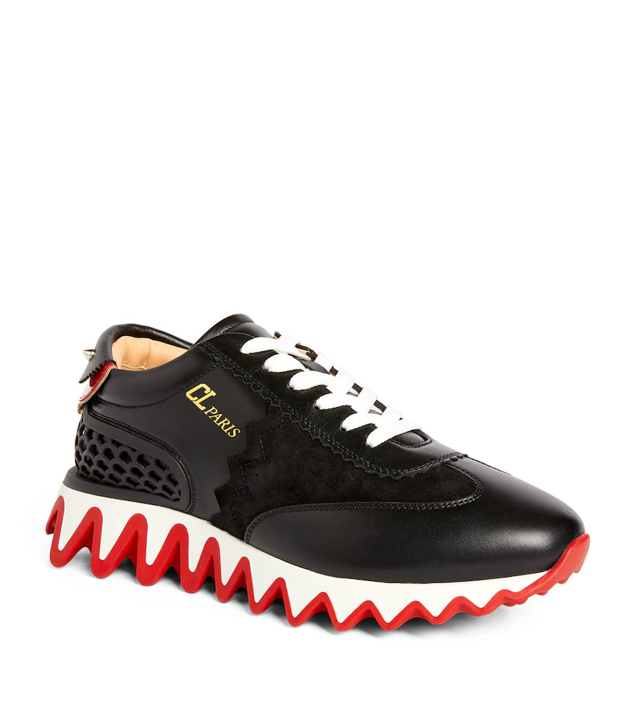 Christian Louboutin Loubishark Calfskin Sneakers