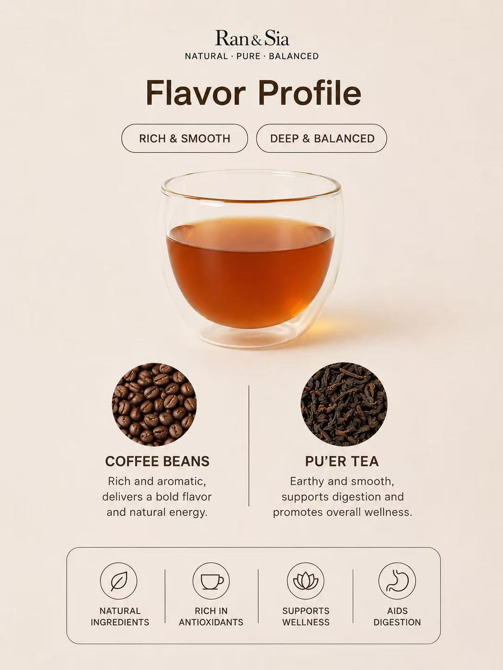 Tea Forte Coffee Pu'er Tea (Same Flavor)