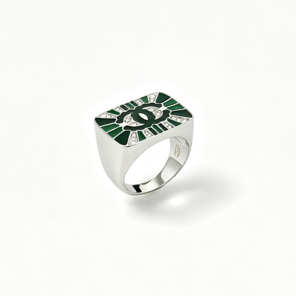 Chanel Green Ring