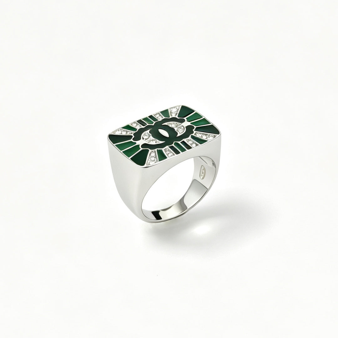 Chanel Green Ring