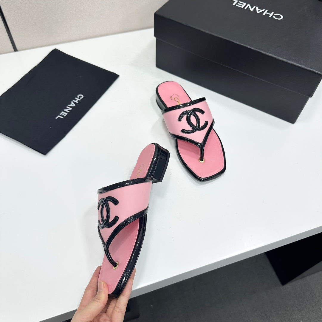 Chanel Pink Slipper