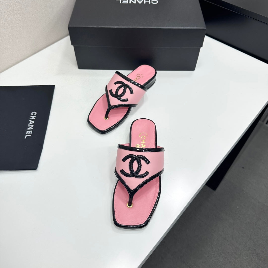 Chanel Pink Slipper