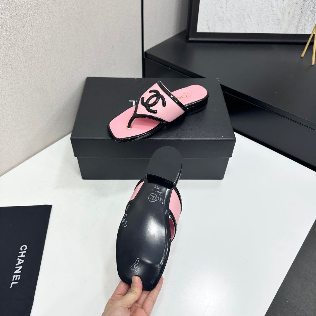 Chanel Pink Slipper