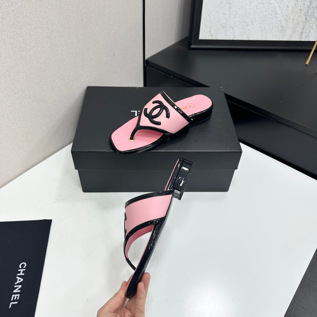 Chanel Pink Slipper