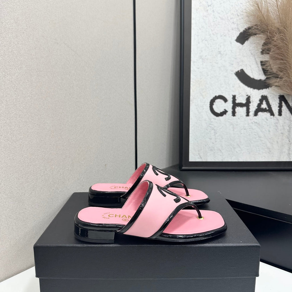 Chanel Pink Slipper