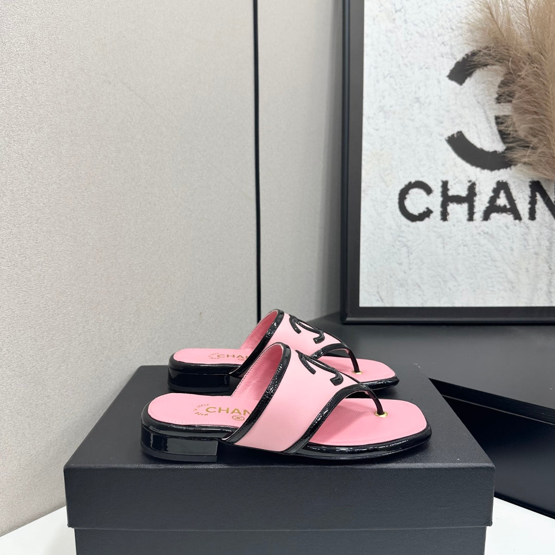 Chanel Pink Slipper
