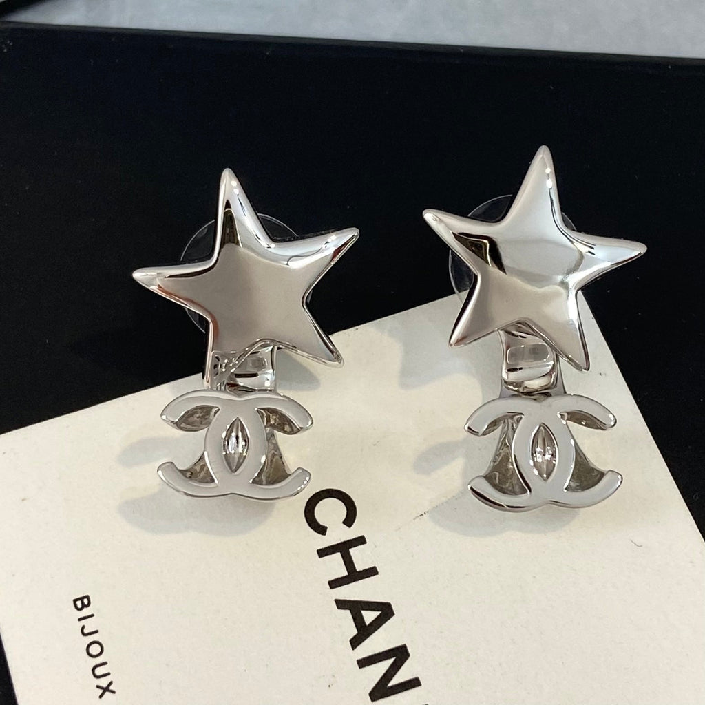 Chanel Star Earrings