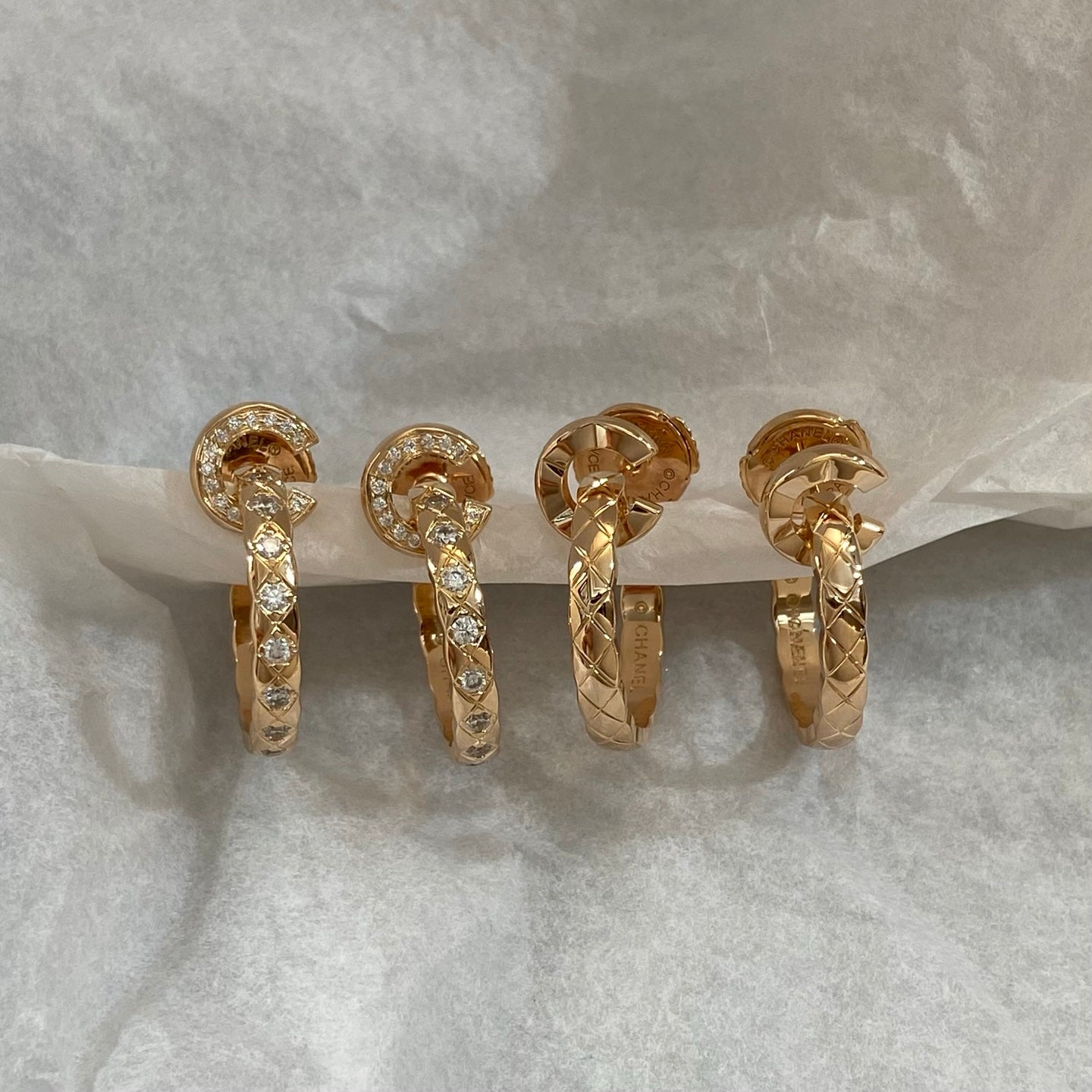 Chanel Coco Crush Earrings Hoop