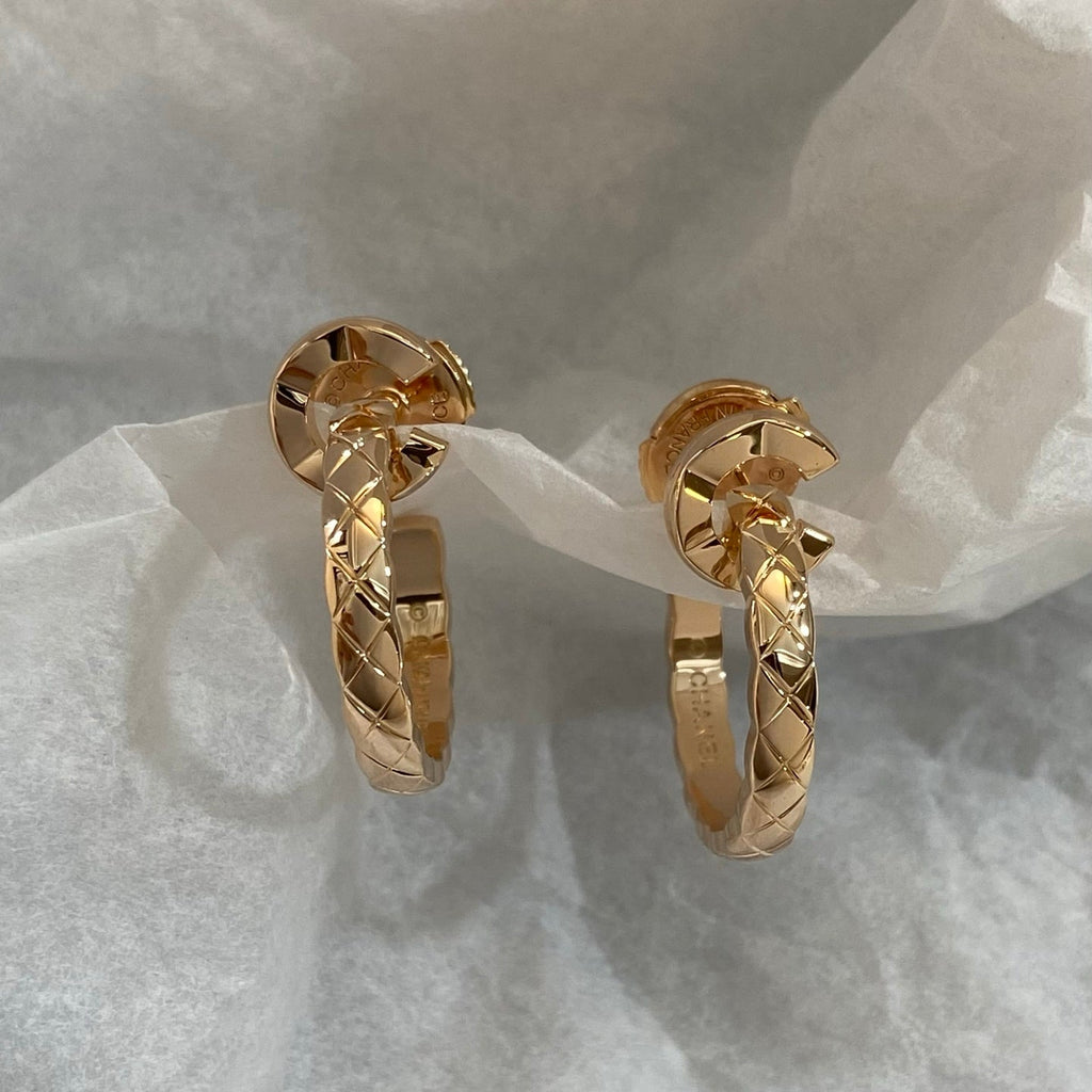 Chanel Coco Crush Earrings Hoop