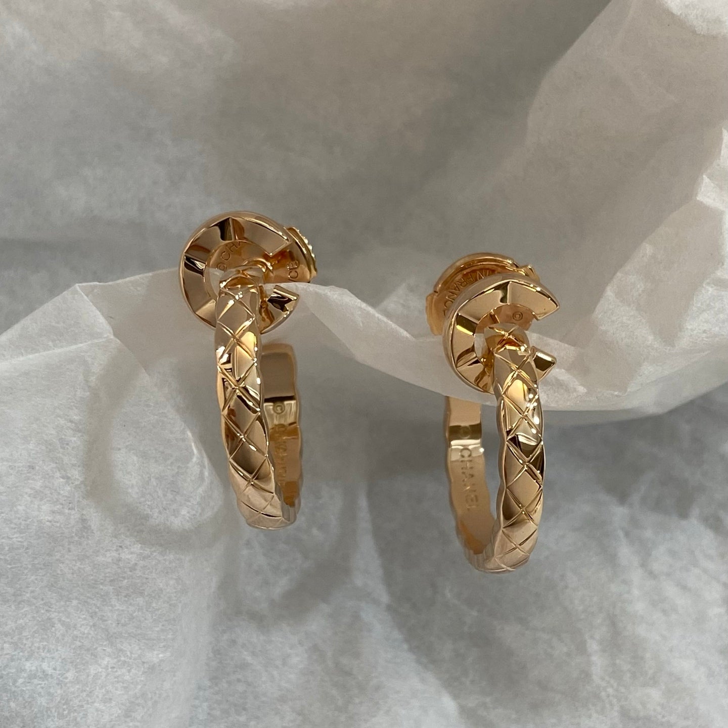 Chanel Coco Crush Earrings Hoop
