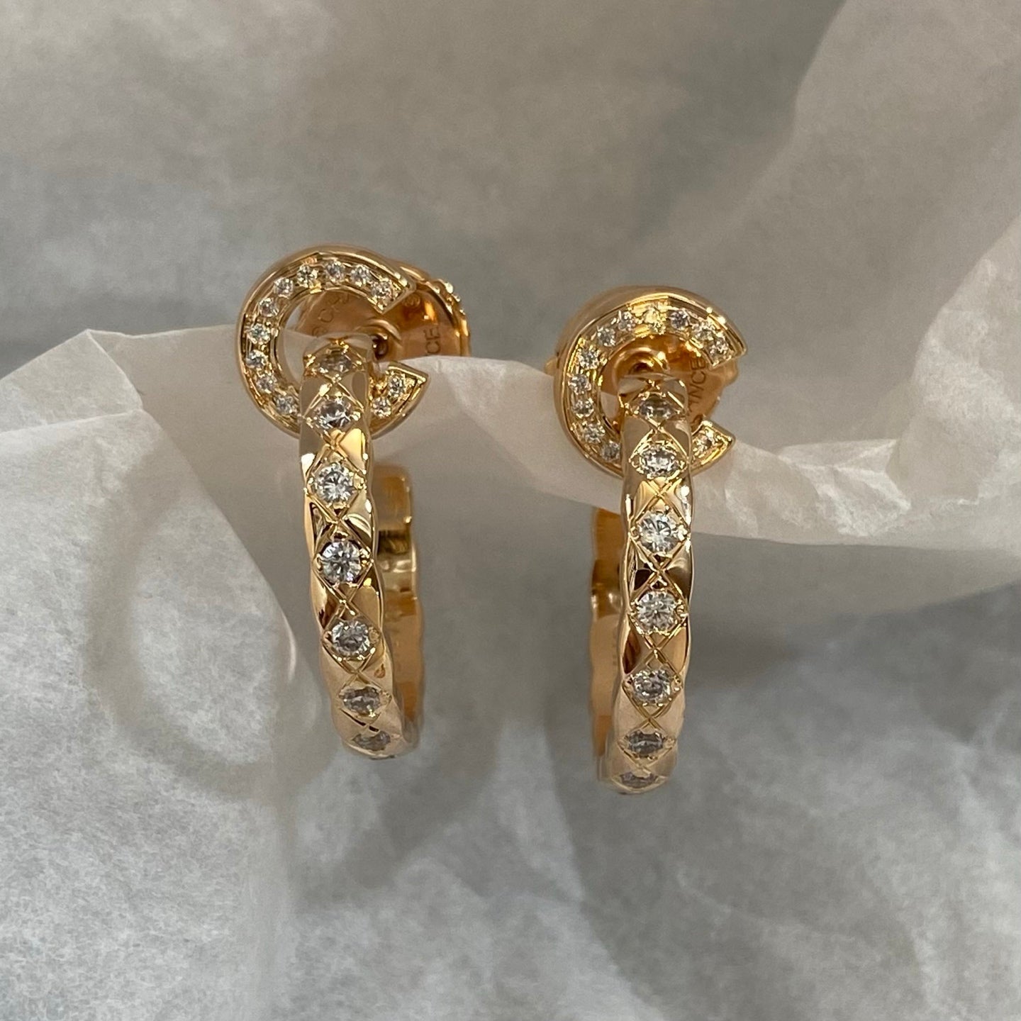 Chanel Coco Crush Earrings Hoop