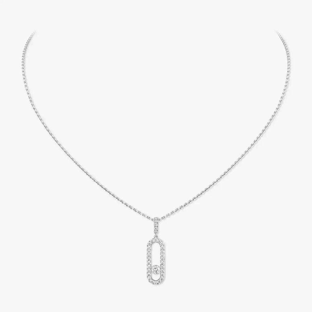 Messika Move Uno Pavé LM Diamond Necklace